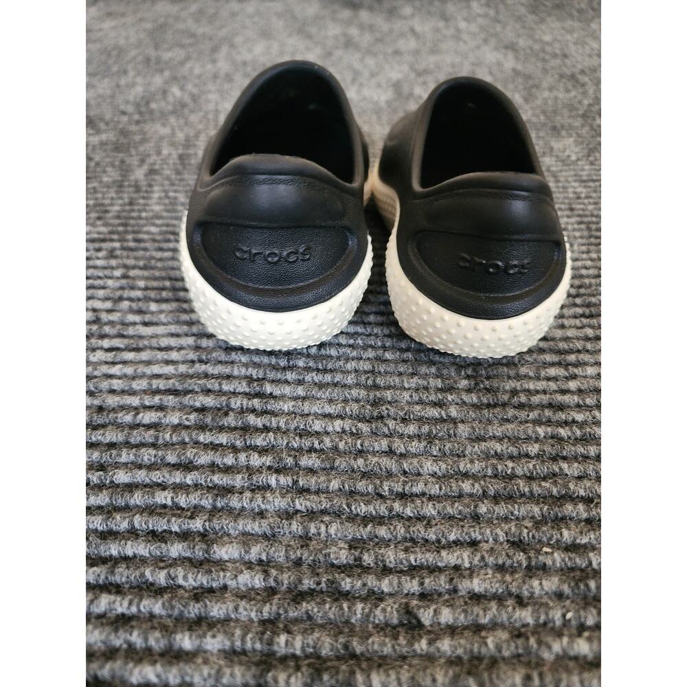 CROCS Toddler Youth Size 8 Classic Slip-On Sneaker Black - Picture 3 of 5